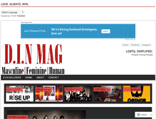 Tablet Screenshot of dinmag.com